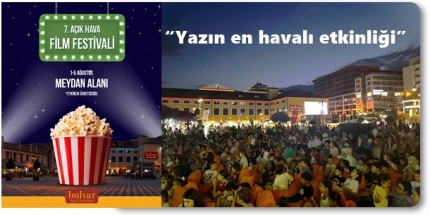 Bulvar AVM’de 7. Geleneksel Açık Hava Film Festivali Başlıyor